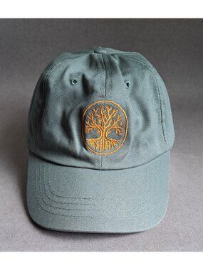 Russell's Reserve Bourbon Tree Logo USED Hat (Strapback, Green, Promo, Whiskey)